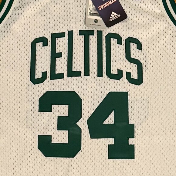 NWT adidas Paul Pierce #34 Boston Celtics Home Swingman Basketball Jersey Large - Picture 3 of 9